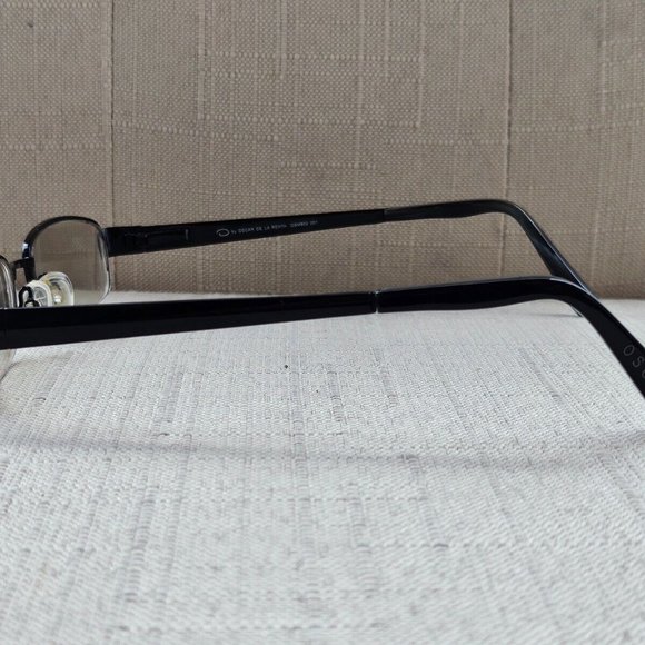 O by Oscar De La Renta Glasses Frame Black tone Metal Half Rim Eyeglasses OSM802 - Picture 11 of 12